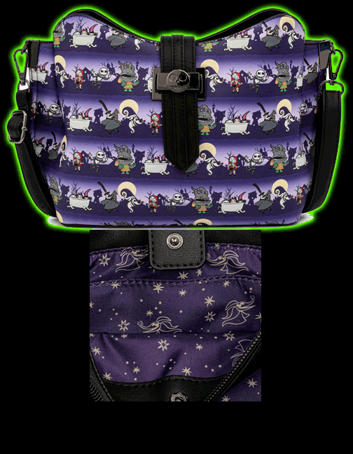 CLEARANCE: DISNEY NIGHTMARE BEFORE CHRISTMAS HALLOWEEN CROSSBODY  - Was $89.99 Now $68.99