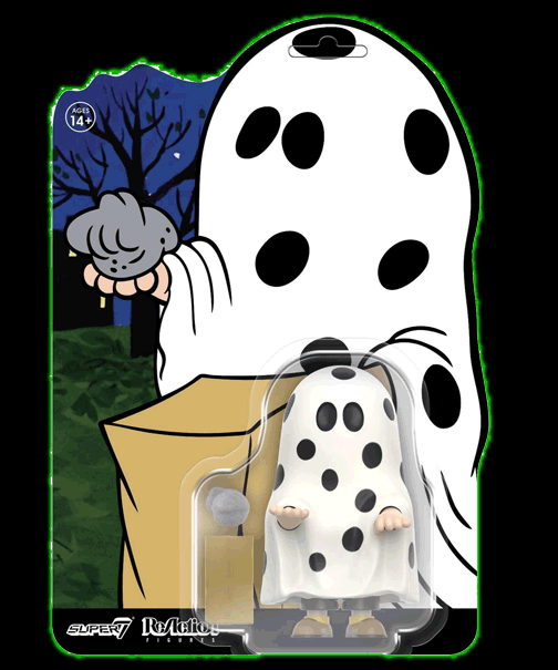 PEANUTS CHARLIE BROWN (GHOST SHEET) REACTION FIGURE