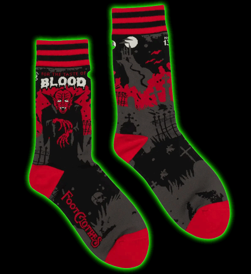 Draculas Bloodlust Crew Socks