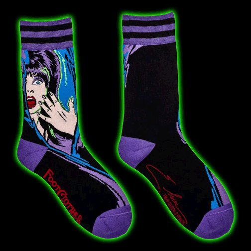 Elvira Unpleasant Dreemz Crew Socks