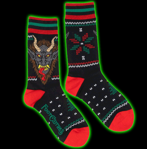 Krampus Sweater Crew Socks