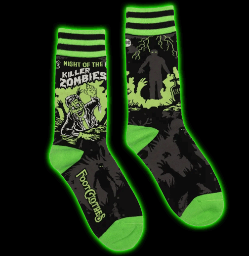 Night of the Killer Zombies Crew Socks