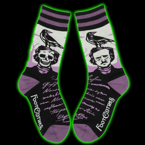 The Raven Poe Socks