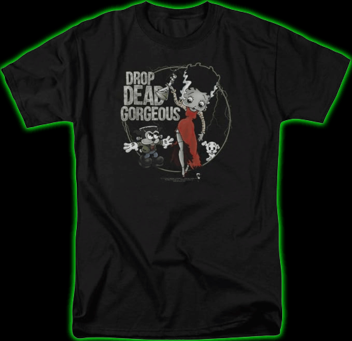Betty Boop Drop Dead Gorgeous Adult T Shirt