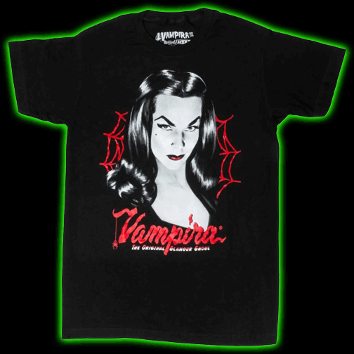 Vampira Red Web T-shirt