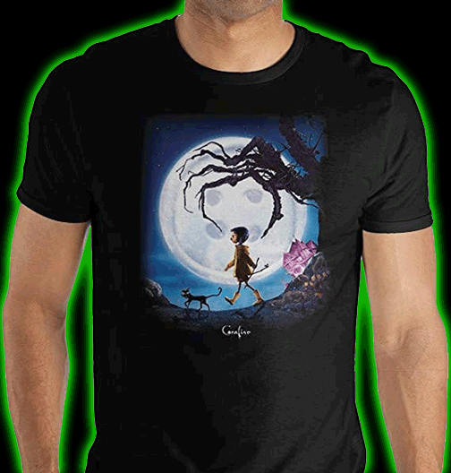 CORALINE MOON WITH HAND T-SHIRT