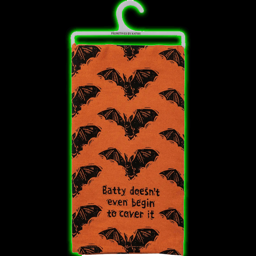 Batty Doesn't Even Begin To Cover Kitchen Towel